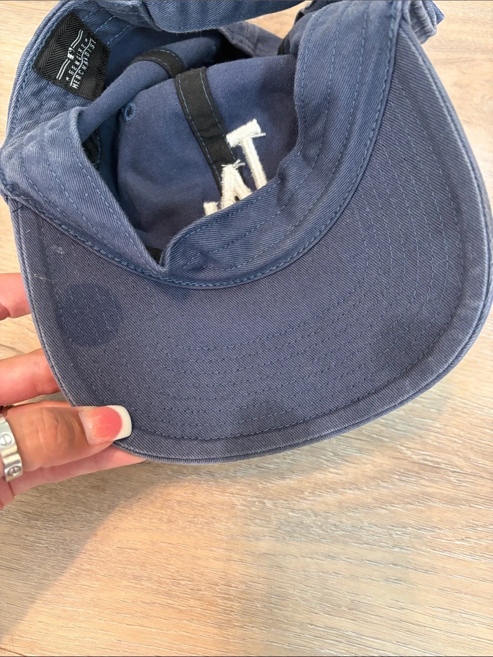 47 Youth LA Cap in Navy with White Dodgers Logo